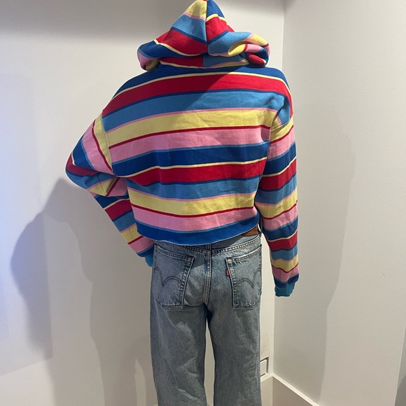 Colourful Cropped Hoodie - Picture 2 of 3